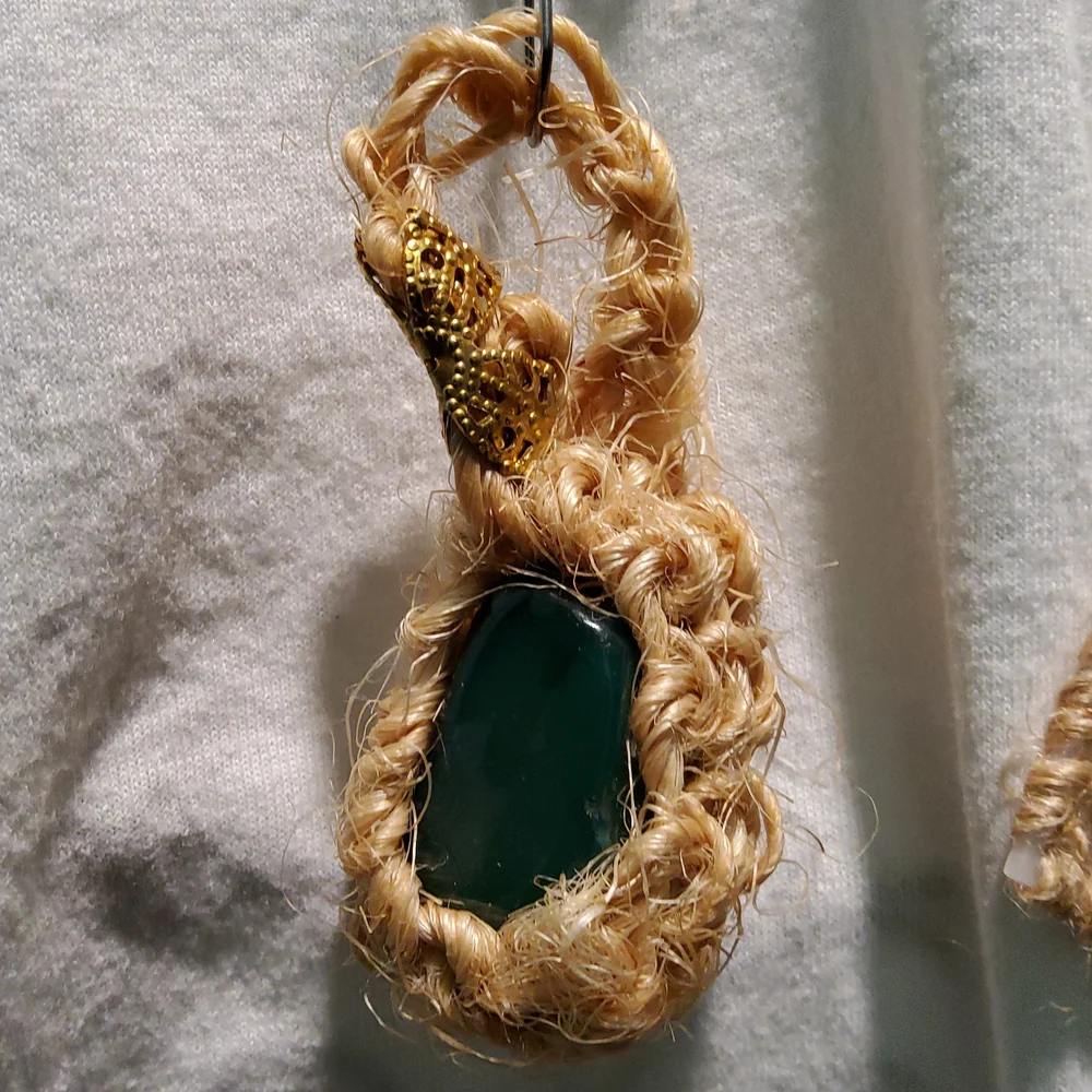 Natural Fiber Key Chains
